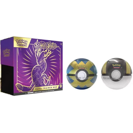 Pokémon Elite Trainer Box and 2 Poké Balls - Miraidon