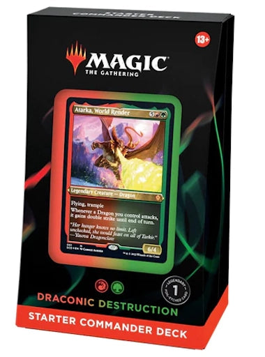 Magic: The Gathering - Evergreen Starter Commander Deck - Draconic Destruction